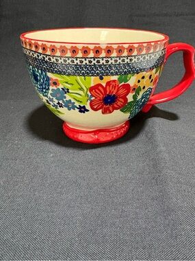 The Pioneer Woman Dazzling Dahlias Pedestal Soup Bowl Bowl/Mug